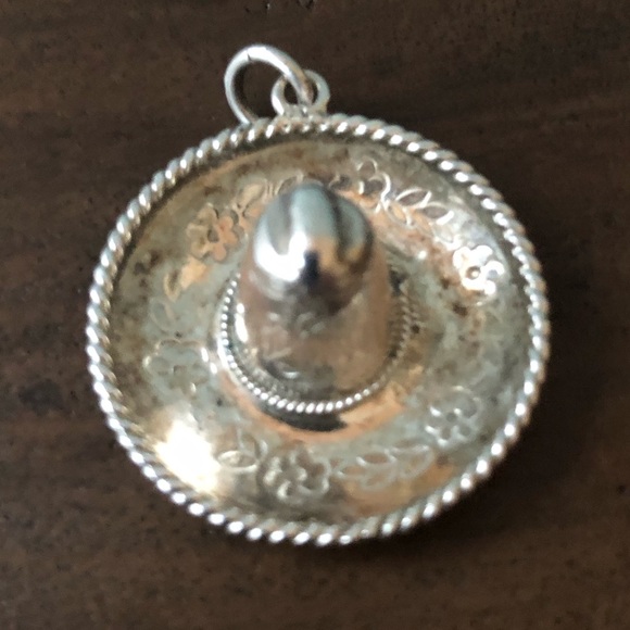Sombrero sterling silver 925 charm made and purchased in Mexico - Picture 12 of 12